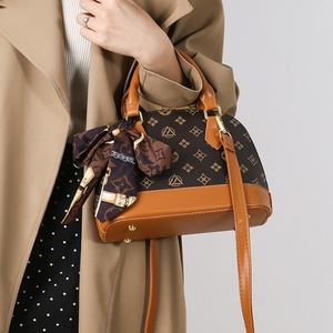 Sac à main de luxe pour femme modèle 2025 en PU, motif géométrique, portable, avec fermeture éclair antivol, design de marque. - Product Image 2
