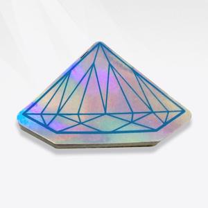 Pegatinas holográficas con efectos de arcoíris personalizados Pegatinas holográficas a prueba de Uv troqueladas personalizadas - Product Image 1
