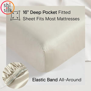 <span class=keywords><strong>Set</strong></span> di biancheria da letto lavabile in 300 di bambù 100% <span class=keywords><strong>Set</strong></span> di biancheria da letto stampata per la casa lenzuola in bambù viscosa uso alberghiero - Product Image 3