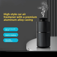 Diffuseur d'huiles essentielles sans eau, diffuseur d'aromathérapie, diffuseur de parfum, machine portable rechargeable à nano-brume pour voiture et maison