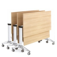 Table de formation modulaire pliable pour salle de réunion moderne avec roulettes table de formation pour étudiants