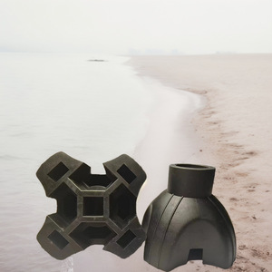 <b>Walking</b> Stick Rubber Foot <b>Pad</b> 19MM Anti-Slip Four Corner Base For Hiking Poles Outdoor Use - Product Image 1