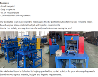 Machine de séparation de radiateurs industrielle automatique à haute productivité certifiée CE pour le recyclage des radiateurs en aluminium et en cuivre