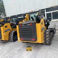 Chargeuse compacte XC7-TV12 d'occasion avec moteur Weichai et pompe, capacité de 12 tonnes, prête pour les travaux de génie civil