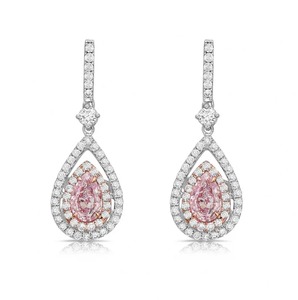 Best Quality Moissanite Engagement <b>Earrings</b> For Women Designed For Engagement Ceremonies Wedding Functions For Sale - Product Image 6