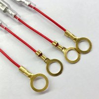 Câble pré-crimé avec borne femelle à borne œillet pour appareils électroménagers et connexion électronique automobile