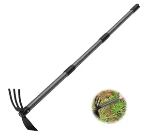 Schoffel En Cultivator, Tuin Handhelmstok Met 45 "Lang Handvat, Zware Tuin Schoffel En Cultivator