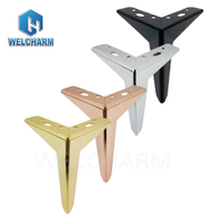 Pieds de canapé et de table en fer modernes, couleur personnalisée, accessoires de meubles pour salon, hôtel, appartement