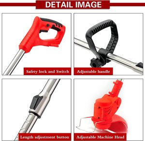 12V 21V lithium không dây máy cắt cỏ cho vườn cầm tay giữ pin hoạt động cỏ tông đơ chiều dài có thể điều chỉnh cắt vườn công cụ - Product Image 6