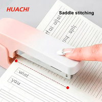 Agrafeuse manuelle standard HUACHI, capacité de 26/6 feuilles, 20-25 feuilles, en plastique, modèle 560, 122x57x36mm, 93g, profondeur de pliage 60mm