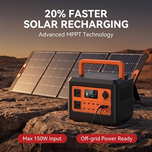 Estación de Energía Portátil de 320 Wh con Carga Inalámbrica de 15 W, Carga Solar MPPT, Fuente de Alimentación de Emergencia con Pantalla LCD y Luz SOS - Product Image 4