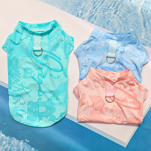 Nueva llegada: Camiseta de verano para mascotas, diseño de lujo, transpirable, con protección solar para perros y gatos - Product Image 3
