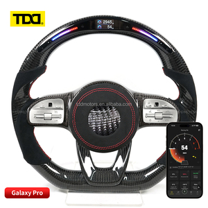 Volant en carbone TDD LED pour Benz W213 W204 S500 S320 S300 E200 E300 E320 E350 E43 E63 E53 E500 Amg Volant LED - Product Image 1