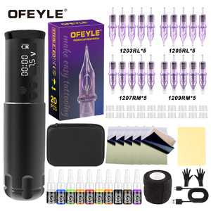 Stylo à tatouer Yuanyun, charge sans fil, machine tout-en-un avec compteur de courant pour kit de maquillage permanent - Product Image 1