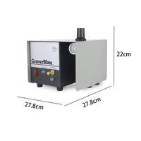 SSMG Einzelkopf-Druckluftgraviermaschine Präzisions-Schmuckgraviergerät-Set 220V 80W Gold Silber Metallgravur