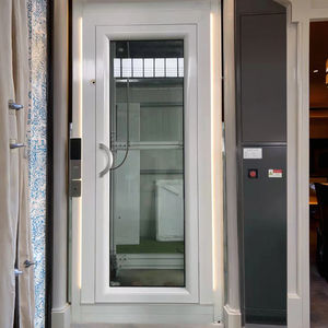 Zowee 700 мм 800 мм алюминиевая полуавтоматическая модель поворотной двери лифта S003 3-летняя гарантия для бюджетных подъемных систем виллы - Product Image 3