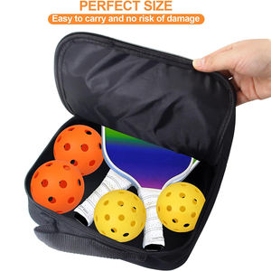 Modello personalizzabile in fibra di vetro 2 pezzi racchetta da <span class=keywords><strong>Badminton</strong></span> Set comprende 4 palline e una custodia - Product Image 6