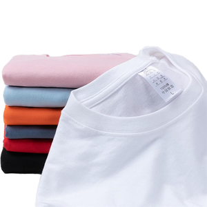 เสื้อยืดเปล่าแบบพื้นฐาน 180 กรัม 7900 ตัว  รับสกรีนโลโก้ ผ้าฝ้าย 100% สีพื้น ผ้าถัก สวมใส่สบาย พิมพ์ลายได้ เป็นมิตรกับสิ่งแวดล้อม ระบายอากาศได้ดี สำหรับผู้ชาย - Product Image 1