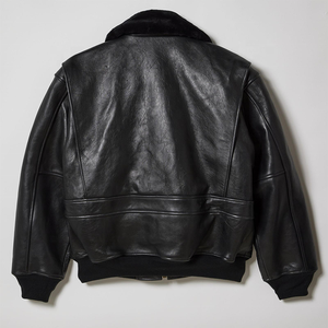 سترة رجالية من الجلد الصناعي سترة رجالية بومبر للرجال - Product Image 2