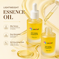 Özel Marka Anti-Aging Esans Yağı 30ml Altın Yüz Yağı Hafif Yağsız Besleyici Işıltılı Parlaklık Damlalıklı Serum