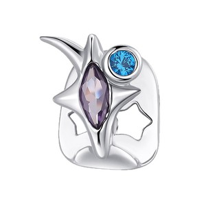 Grillz en forme de cœur pour un seul dentier, plaqué or 18 carats avec incrustation de zircon, unisexe, pour usage quotidien - Product Image 4