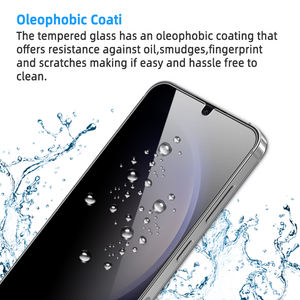 Écran de confidentialité pour Samsung Galaxy S24 <span class=keywords><strong>verre</strong></span> <span class=keywords><strong>trempé</strong></span> <span class=keywords><strong>Ultra</strong></span> pour SamsungS24 S23 S22 <span class=keywords><strong>S21</strong></span> Anti-espion avec déverrouillage par empreinte digitale - Product Image 3