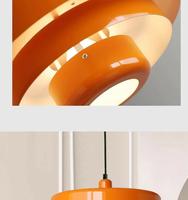 Suspension moderne de taille moyenne pour salon et îlot de cuisine, spot LED réglable, abat-jour circulaire, E27, lustre rétro en fer