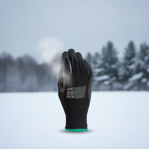 ถุงมือกันหนาวเคลือบไนไตรล์ ขนาด 8 ระดับการป้องกันการบาด 11 ผลิตจากยางทางการแพทย์ - Product Image 3