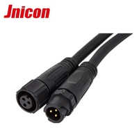 Connecteur M12 étanche IP68 à 3 broches pour capteur, conforme ROHS