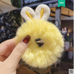 Ikat Rambut Bulu Kelinci Lucu yang Dapat Disesuaikan, Tahan Lama, untuk Wanita dan Anak Perempuan, Aksesoris Rambut Bergaya Terinspirasi Hewan - Product Image 6