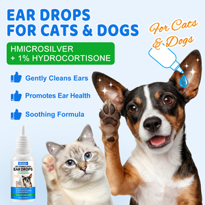Xsvseie Solution Naturelle et Sûre pour le Nettoyage des Oreilles, Gouttes Auriculaires pour Animaux de Compagnie à Base d'Extraits Végétaux, Gouttes Auriculaires Antimicrobiennes Apaisantes pour Animaux - Product Image 3