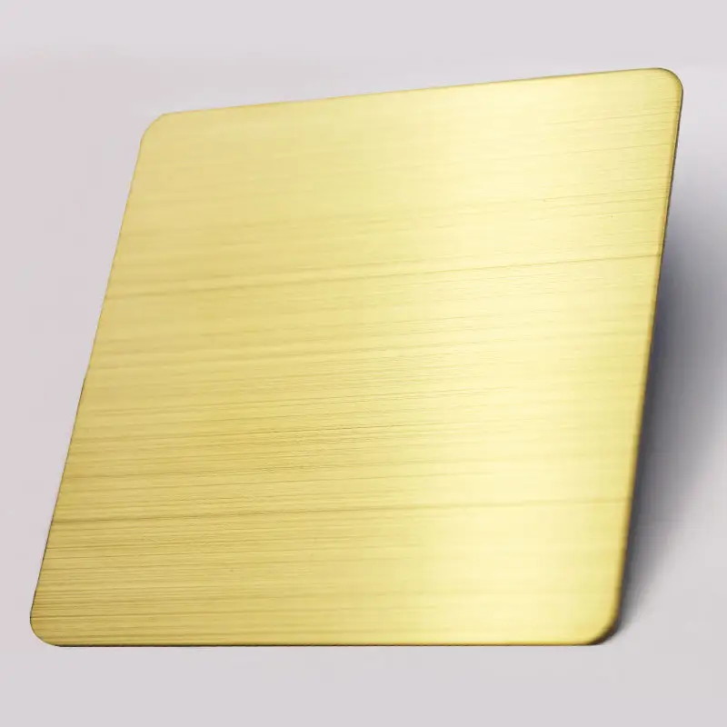 Chinese Manufacture Stainless Steel Mirror Ss Color Sheet 4mm 5mm 6mm Sus 201 430 316 304 Stainless Steel Gold Plated
