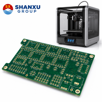 Vierbeiniger Roboterhund Bare PCB 4-Schicht High TG FR-4 ENIG HDI Motorsteuerungs- und Sensorkontrollplatine Aluminium Schwarze Lötmaske
