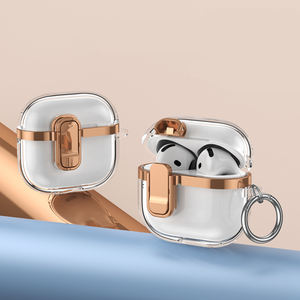 Clip de verrouillage étui de protection en TPU souple Transparent pour Apple <span class=keywords><strong>Airpods</strong></span> 4 /<span class=keywords><strong>Airpods</strong></span> Pro 2 étuis de couverture - Product Image 1