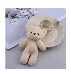 חמוד טלאי דוב בובה Suppliers-מותאם אישית בפלאש צעצוע דוב ממולא צעצועי קטיפה מפתח שרשרת תליון עבור תיק