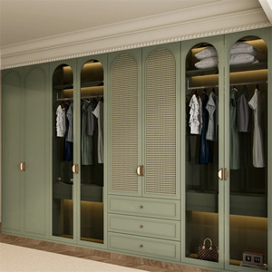 Portable chambre meubles armoires <span class=keywords><strong>moderne</strong></span> luxe armoire armoire Durable meubles en bois maison <span class=keywords><strong>entrée</strong></span> armoire de rangement - Product Image 2