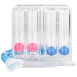Spiromètre incitatif transparent certifié ISO de qualité médicale à 4 boules - Entraîneur respiratoire pour l'expansion pulmonaire et la thérapie de la DCP - Product Image 2