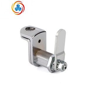 Cerradura de Leva sin Llave, Candado de Aleación de Zinc con Anilla, Cerradura para Armario, Cajón, Acabado Cromado Brillante, Grado ANSI 1, 3 Años de Garantía - Product Image 1