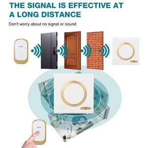 Современный дизайн, умный беспроводной домашний дверной звонок большого радиуса действия, беспроводной дверной звонок - Product Image 5