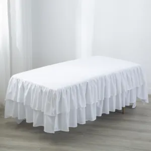 Ropa de cama de lactancia de color sólido, falda de cuna ajustada de algodón 100%