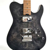 Guitare électrique à manche en érable et touche en palissandre, nouvelle conception OEM, micros HH, facile à jouer pour débutants