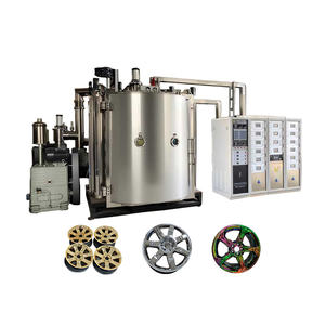 Machine de pulvérisation par sputtering magnétronique pour le revêtement de jantes de voiture en chrome PVD pour pièces automobiles - Product Image 1