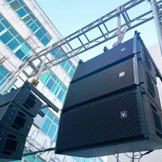 12 Inch 3 Way Line Array Speaker PA System 800W Max 1600W Peak for Stage Outdoor Event