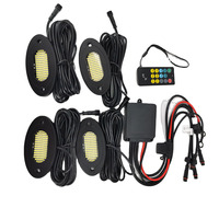 Kingshowstar Prix de gros 9led Rock Light Kit avec module de harnais 12V Accessoires de voiture Rock Lights White pour camion