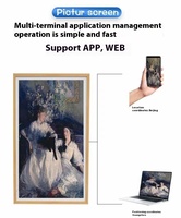 21.5 pouces NFT crypté 4K IPS Smart Picture Display WiFi Cadre photo numérique avec cadres muraux au format vidéo Cryptoart MP4