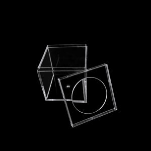 Boîtes de loupe de spécimen en acrylique résistant couvercle de loupe amovible boîte en acrylique boîtes d'affichage grossissantes pour insectes fossiles - Product Image 4