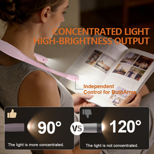 Lámpara de Lectura LED Plegable Personalizada 2025, Flexible, Recargable por USB, con Protección Ocular, Luz de Cuello para Dormitorio, Venta al Por Mayor - Product Image 4