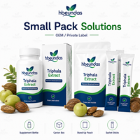 Vente en gros de mélange d'herbes ayurvédiques, emballage personnalisé avec logo, poudre d'extrait de Triphala