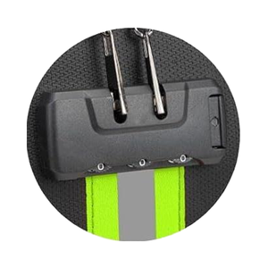 Mallette de rangement en nylon de grande capacité sac d'argent ignifuge étanche avec fermeture à glissière étui de verrouillage de style décontracté portable pour l'argent - Product Image 5