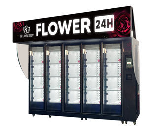 Distributeur automatique de fleurs fraîches grande capacité, réfrigérateur intelligent pour coffrets cadeaux et bouquets, idéal pour l'extérieur - Product Image 3